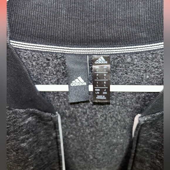 Adidas Zip-up Men’s Black Sweatshirt - Picture 4 of 4